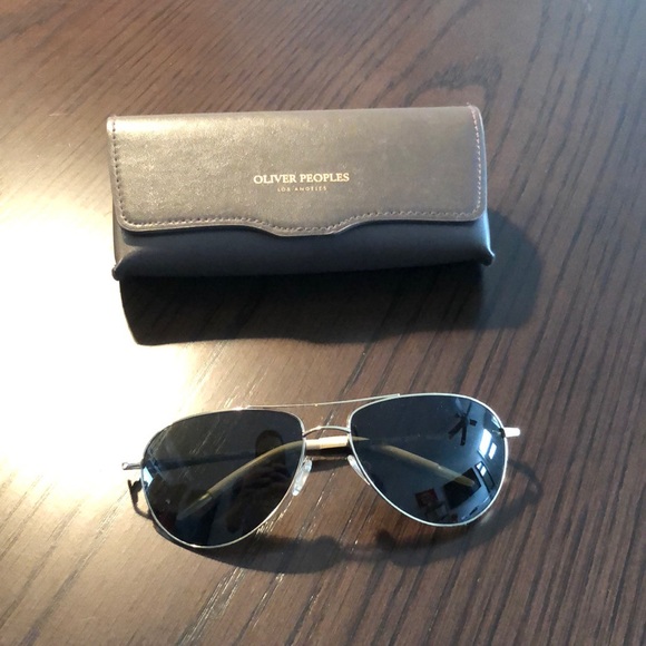Oliver Peoples Aviator sunglasses